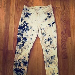 Silence+ noise high rise ankle skinny twig jeans